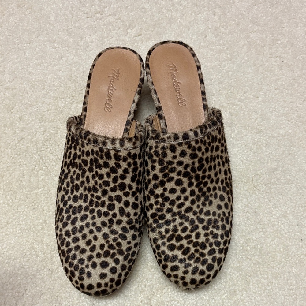Madewell Animal Print Mules